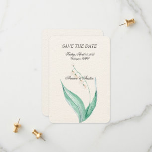 Lily van de Vallei Bruiloft Save The Date