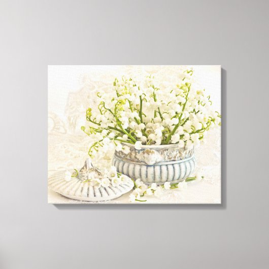 Lily van de vallei canvas afdruk (Voorkant)