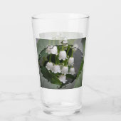 Lily van de vallei Drink glas (Achterkant)
