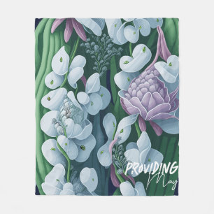 Lily van de vallei fleece deken