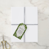 Lily van de vallei groen bruiloft dank u cadeaulabel (Met Touw)