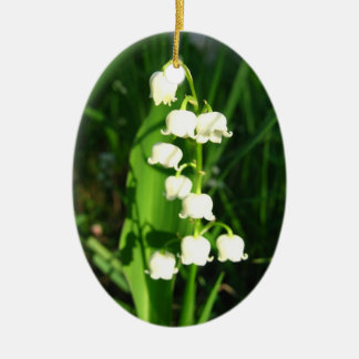 Lily van de vallei keramisch ornament