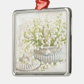 Lily van de vallei metalen ornament (Links)