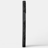 Lily van de vallei op Black Damask Case-Mate iPhone Case (Achterkant / Rechts)