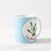 Lily van de vallei, retro koffiemok (Voorkant rechts)