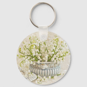 Lily van de vallei sleutelhanger