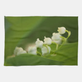 Lily van de vallei theedoek (Horizontaal)