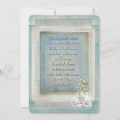 Lily van de vallei van de Vow Renewal Kaart (Voorkant)