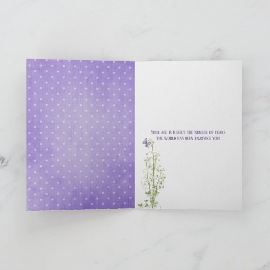 Lily van de Valley Bouquet 103ste verjaardag Kaart (Binnen)