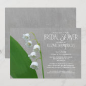 Lily van de Valley Bridal Shower Kaart (Voorkant / Achterkant)