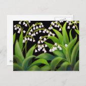 Lily van de Valley Briefkaart (Voorkant / Achterkant)