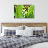 Lily van de Valley Canvas Afdruk (Insitu (Slaapkamer))