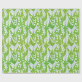 Lily van de Valley Floral Pattern Cadeaupapier (Vlak)