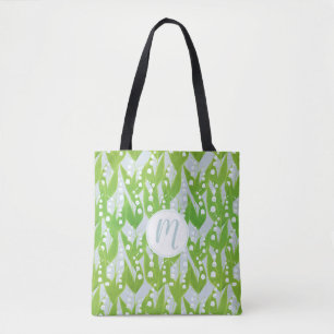 Lily van de Valley Floral Pattern Draagtas