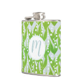 Lily van de Valley Floral Pattern Heupfles (Links)