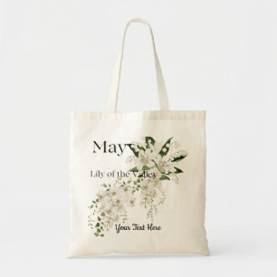 Lily van de Valley Floral Tote Bag