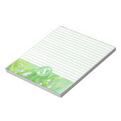 Lily van de Valley Flowers Monogram Lined Notitieblok (Gedraaid)