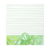 Lily van de Valley Flowers Monogram Lined Notitieblok (Voorkant)