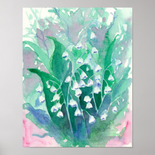 Lily van de Valley Flowers Poster