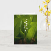 Lily van de Valley Note Kaart (Gele Bloem)