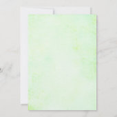 Lily van de Valley Rustic Wedding Save the Date (Achterkant)