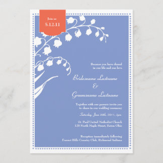 Lily van de Valley Spring Party Invitation Kaart