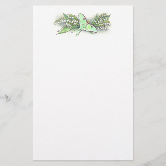 Lily van de Valley Stationery Briefpapier (Voorkant)