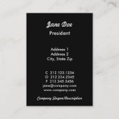 Lily van de Valley Visitekaartje (Achterkant)