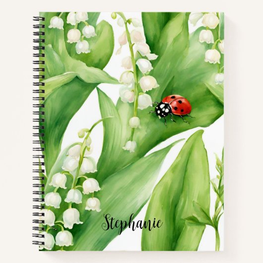 Lily van de Vally Lady Bug Theme Notitieboek Spira (Voorkant)