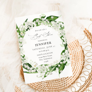 Lily van het Baby shower van de Valley White Flora Kaart