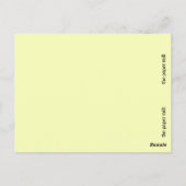 Lily van het Bladwijzer Valley Briefkaart (Achterkant)