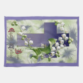 Lily van het paaskruis van de vallei theedoek (Horizontaal)