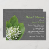 Lily van het Valley Vrijgezellenfeest grijze schoo Kaart (Voorkant / Achterkant)