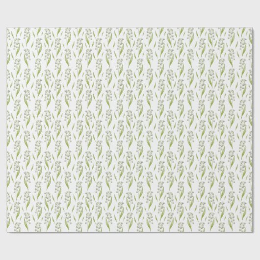 Lily van het Valley Wrapping Paper Cadeaupapier (Vlak)