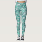 Lily Veridian Green Leggings (Voorkant)
