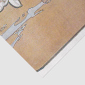 Lily (Vier bloemen), Alphonse Mucha Tissuepapier (Detail)