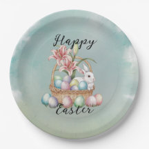 Lily Waterverf & Pasteleieren met konijn in mand