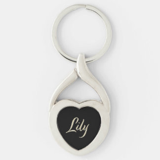 Lily white gold Handwriting Schlüsselanhänger Sleutelhanger