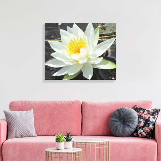 Lilypad Canvas Afdruk (Insitu (Woonkamer))