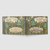 Lilypad Dragonfly Art Deco Wedding Guest Book Gastenboek (Volledig)