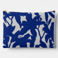 Lilyshade Noir-Bold Botanisch in diepblauw en wit