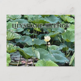 Lilyshade Silence  Briefkaart
