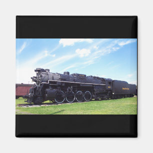 Lima-Baldwin Locomotive Nickel Bord Railroad #757 Magneet