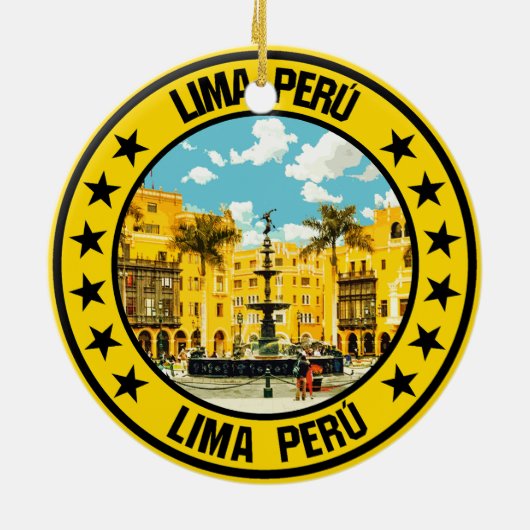 Lima Keramisch Ornament (Achterkant)