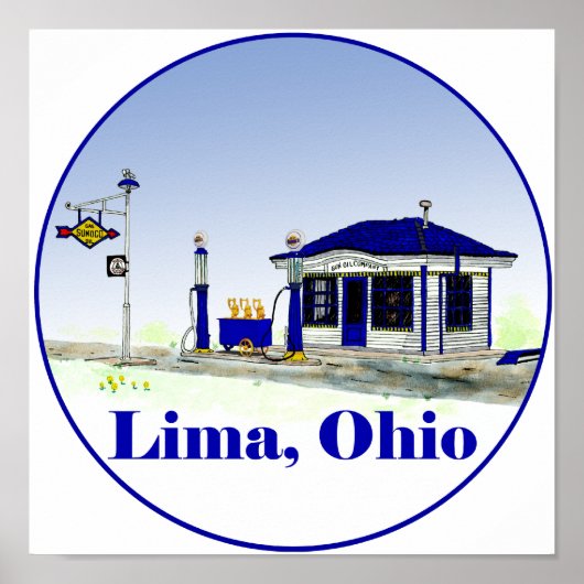Lima, Ohio Poster (Voorkant)