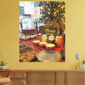 Lima Pérou's Chocolate Tea sur toile étirée (Insitu(Salon))
