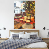 Lima Pérou's Chocolate Tea sur toile étirée (Insitu(Chambre))
