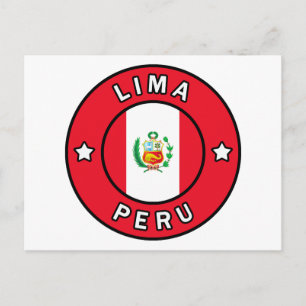 Lima Peru Briefkaart
