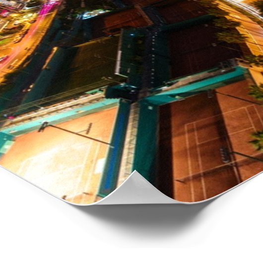 Lima Peru Capital Pacific Coast City Lichtrecht na Poster (Hoek)