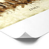 Lima Peru Cityscape Poster (Hoek)